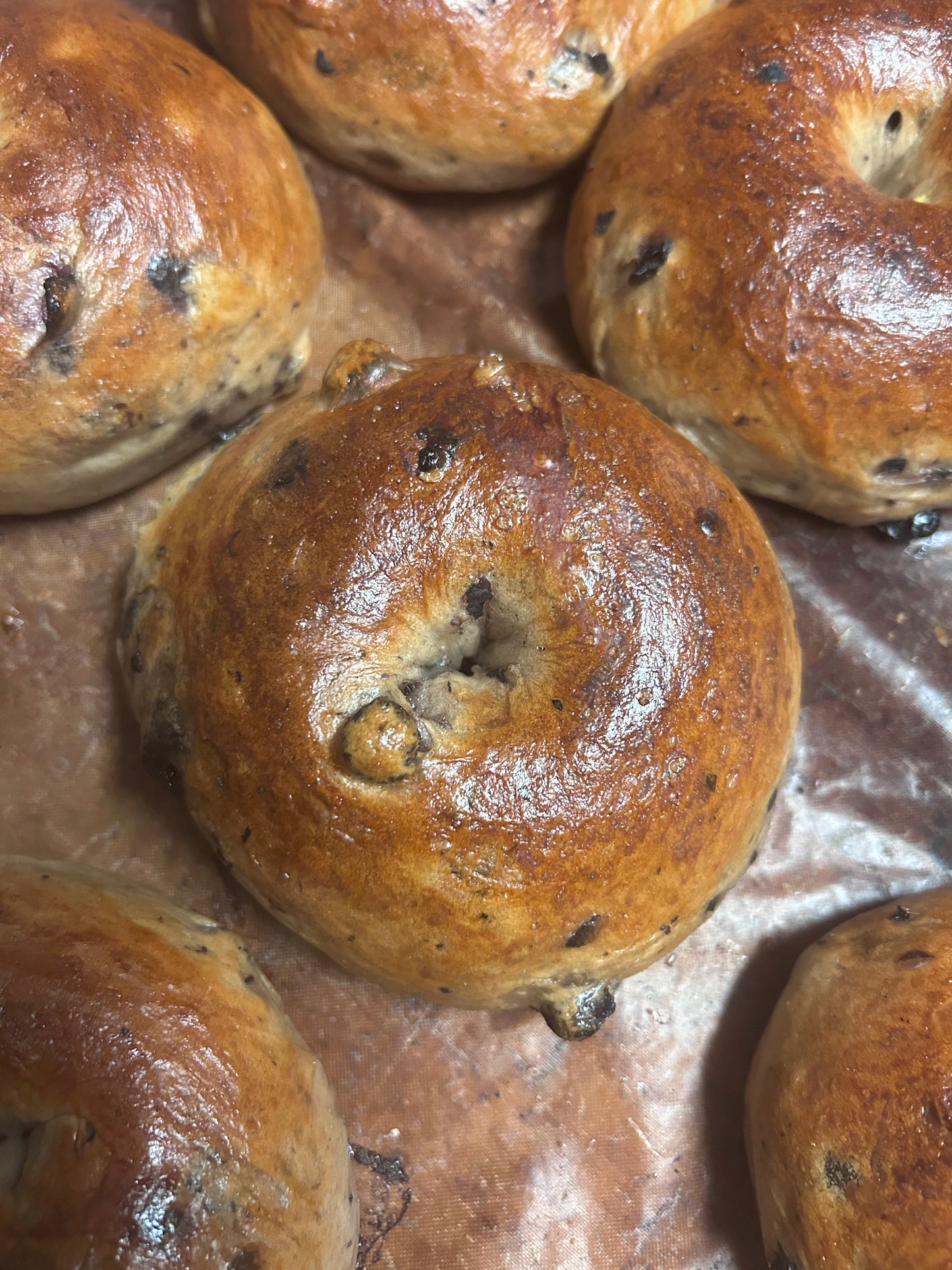 Sourdough Bagels - Blueberry (4 ct)