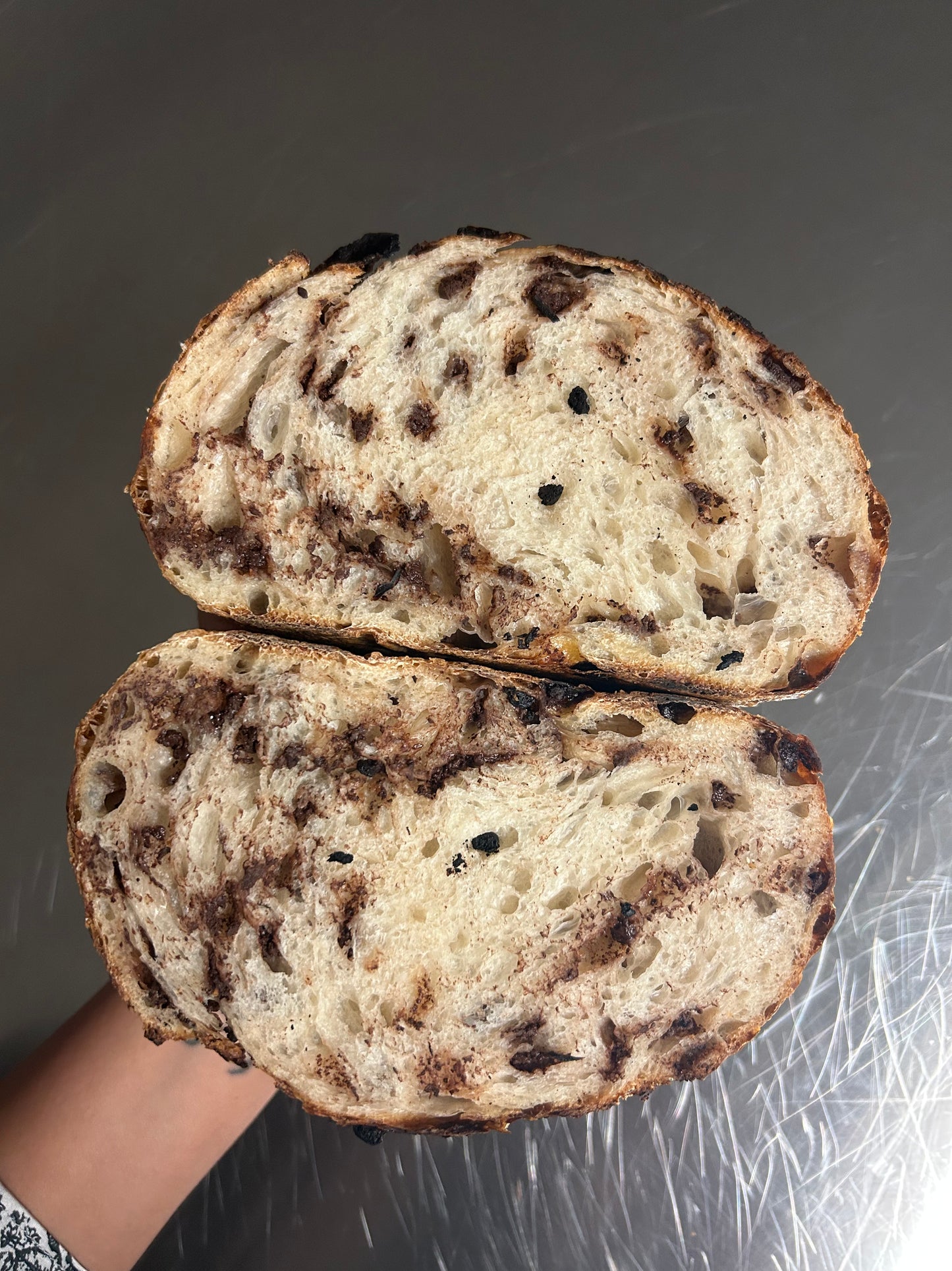 Chocolate Croissant Sourdough Bread