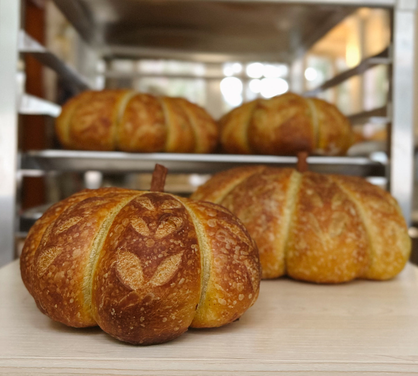 Pumpkin Shaped Sourdough