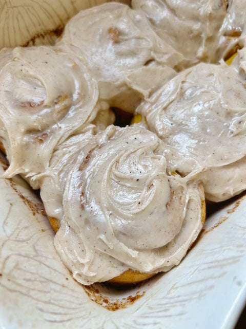 Pumpkin Sourdough Cinnamon Rolls (4 PK)