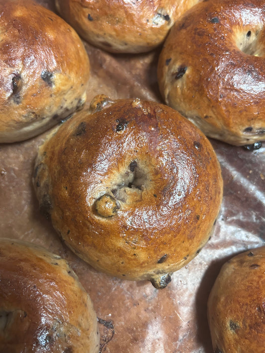Sourdough Bagels - Blueberry (4 ct)