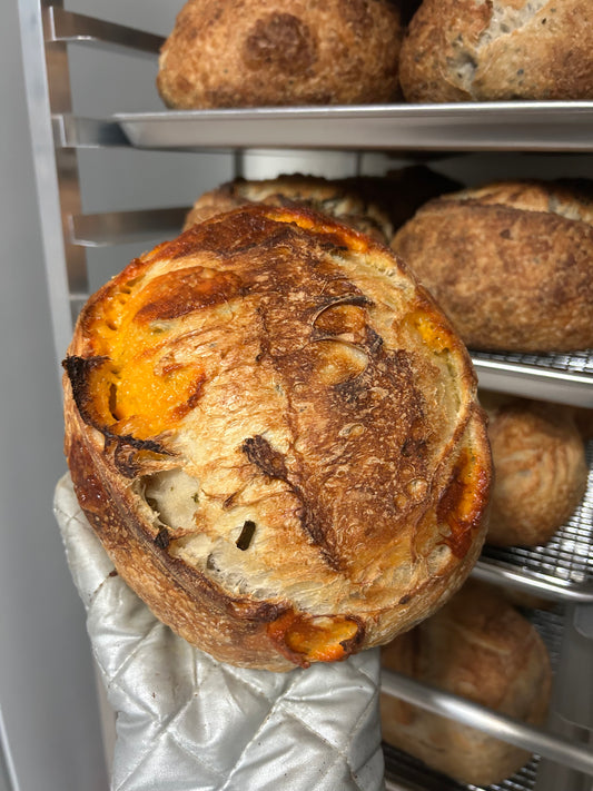 Jalapeño Cheddar Sourdough Bread