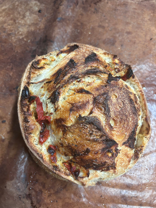 Sun-Dried Tomato Mozzarella Sourdough
