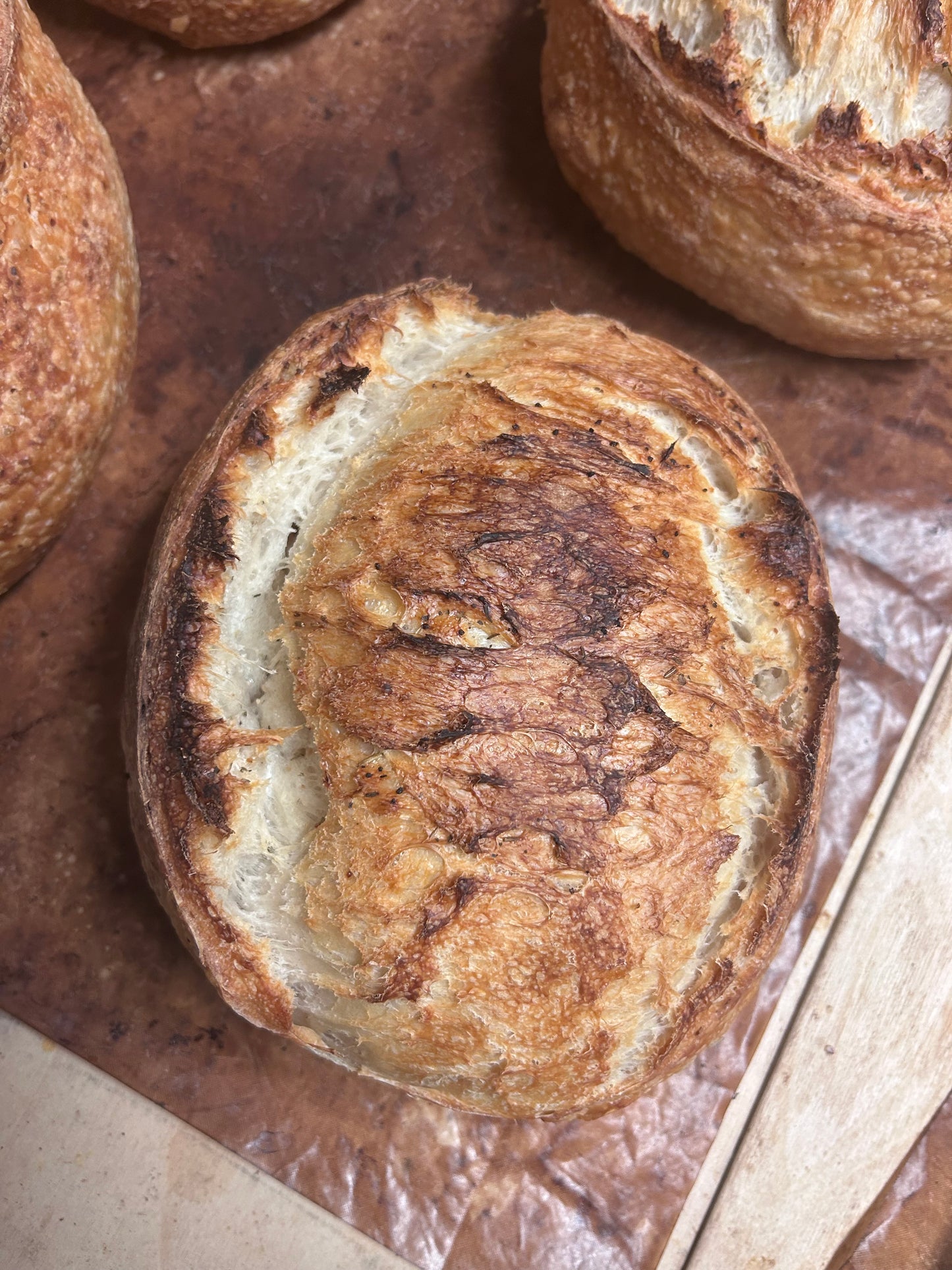 Garlic Rosemary Sourdough
