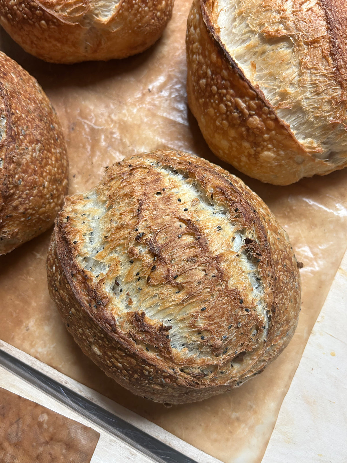 Seeded Sourdough (Sliced!)