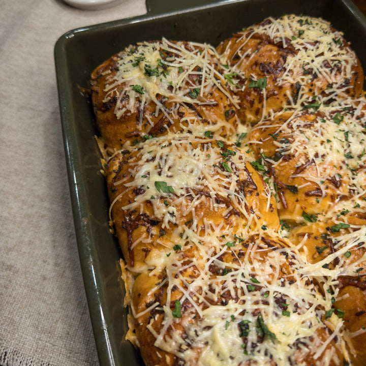 Garlic Parmesan Dinner Rolls